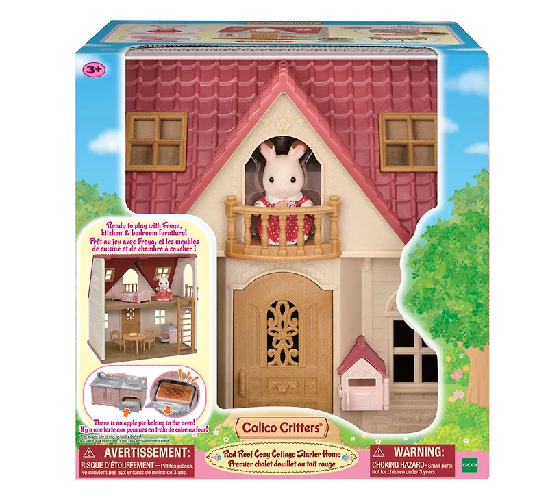 Calico Critters Premier Chalet Douillet Ai Toit Rouge
