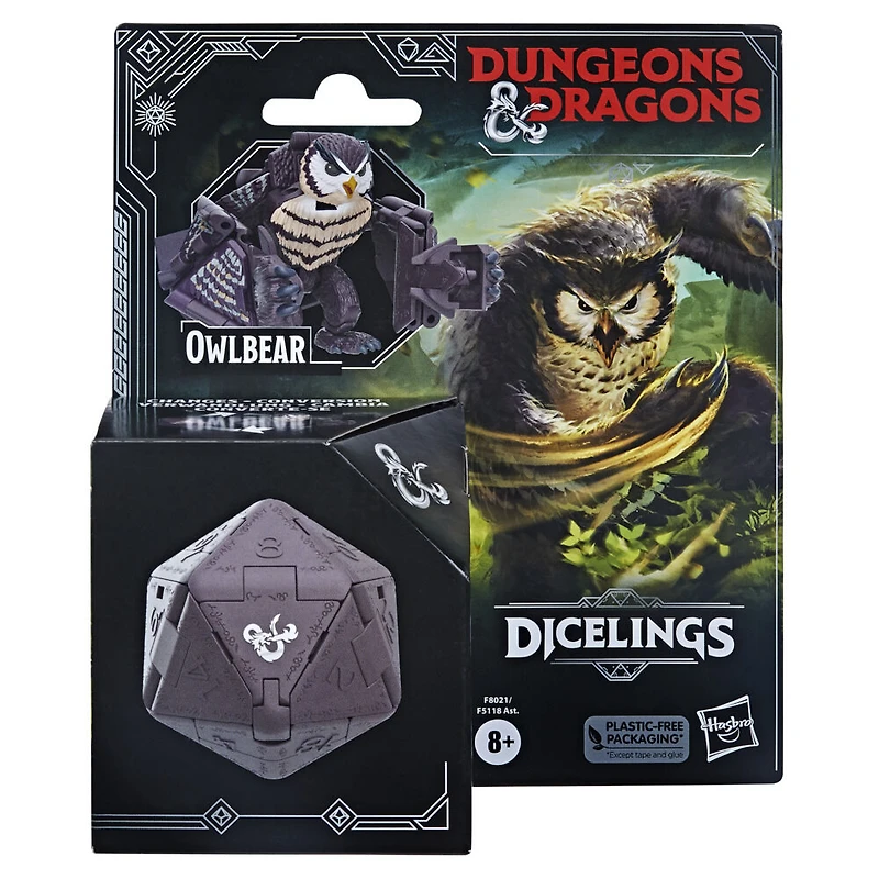 Dungeons and Dragons Dicelings, figurine de collection DandD ours-hibou