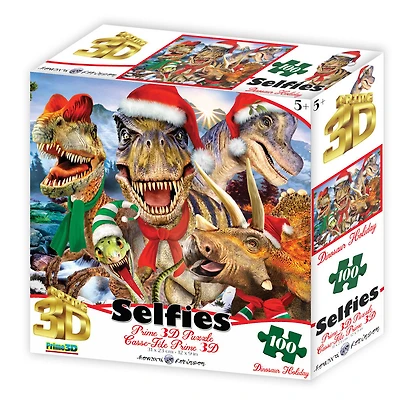 Howard Robinson Noël: Dino Holiday Selfie - 100 pièces