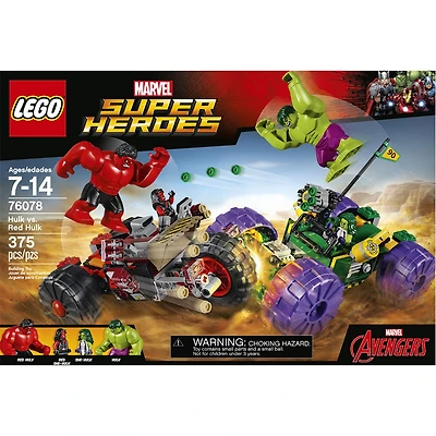 LEGO Super Heroes Marvel Hulk contre Hulk Rouge 76078