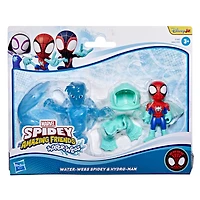 Marvel Spidey et ses Amis Extraordinaires Water-Webs, figurines Spidey et Hydro-Man