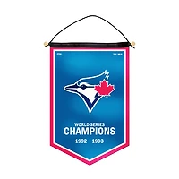 Banniere victoire des Toronto Blue Jays de la MLB (12 pouces sur 18 pouces)