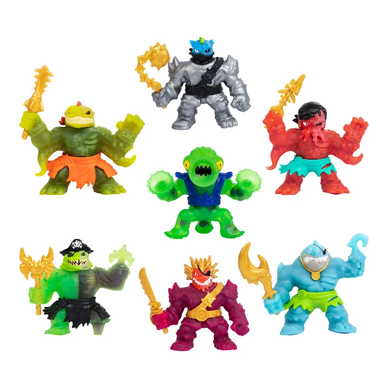 Heroes of Goo Jit Zu Cursed Goo Sea Hero Pack Super Stretchy, Goo Filled Toy Figure Hero Pack