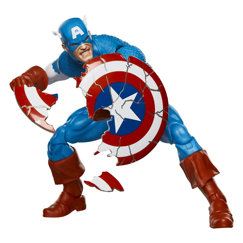 Marvel Legends Series Captain America, figurine de collection de 15 cm, inspirée des bandes dessinées rétro Avengers Marvel Secret Wars