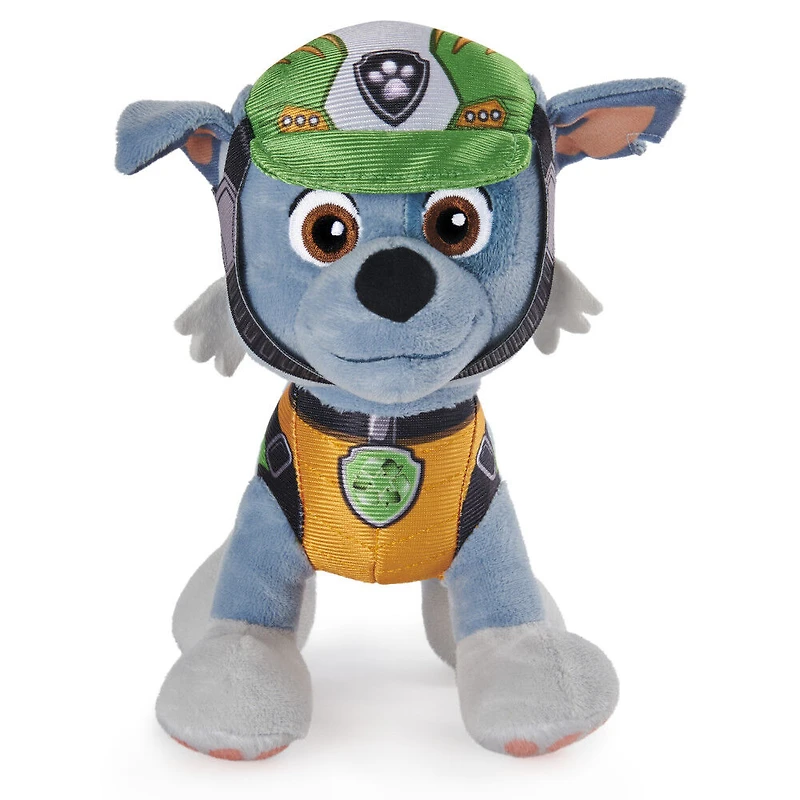 PAW Patrol, Rocky Dino Rescue, animal en peluche, 20,3 cm