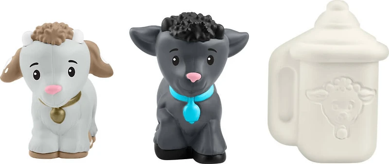 Fisher-Price Little People Feed & Play Goat Yard Playset for Toddlers with 3 Pieces