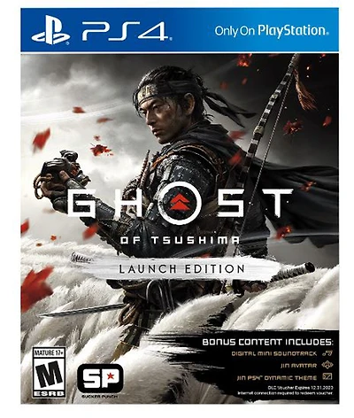 PlayStation 4 Ghost Of Tsushima Launch Edition