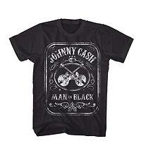 Johnny Cash- Jack Daniels- noir chemise
