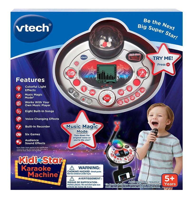 VTech Kidi Superstar Lightshow (Noir) - Édition anglaise