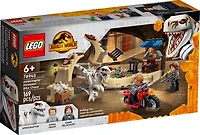 LEGO Jurassic World La poursuite en moto de l'Atrociraptor 76945 Ensemble de construction (167 pièces)