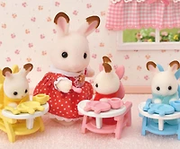 Calico Critters Triplets Care Set, Dollhouse Playset with 3 Figures and Accessories