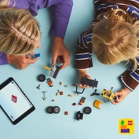 LEGO City Yellow Construction Wheel Loader Building Sensory Toy - Construction Toy for Toddlers - 60450