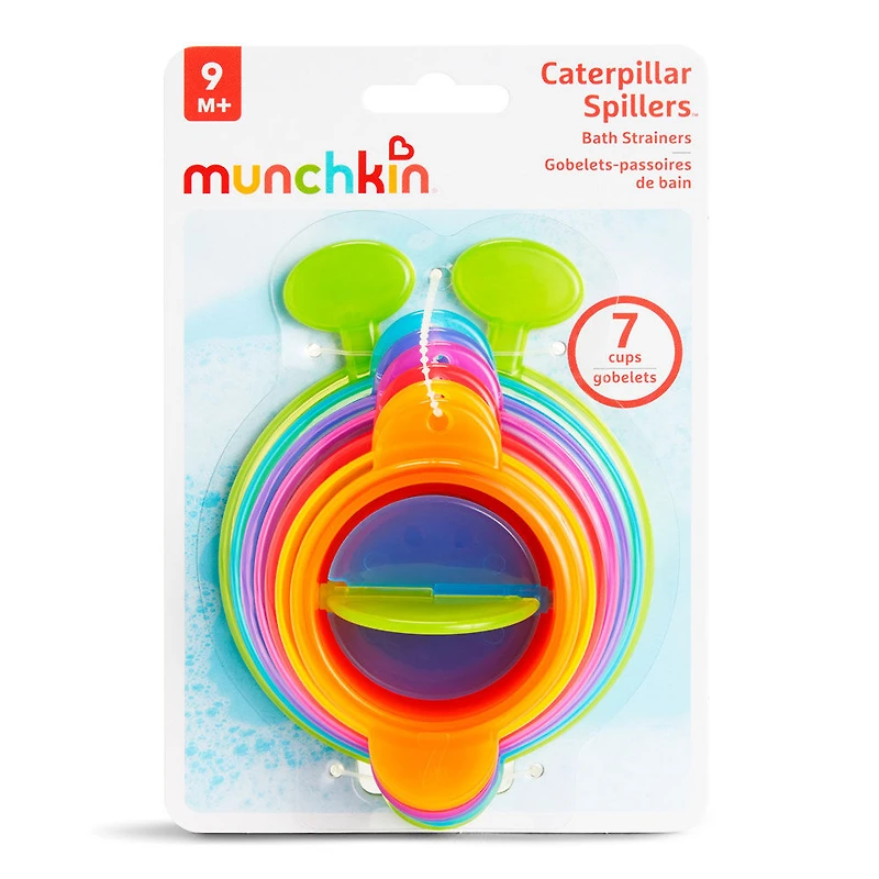 Munchkin-Caterpillar Spillers Gobelets-passoires de bain