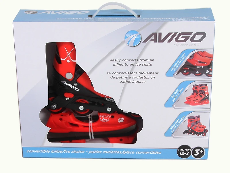 Patins Roulettes/Glace Convertibles de Avigo