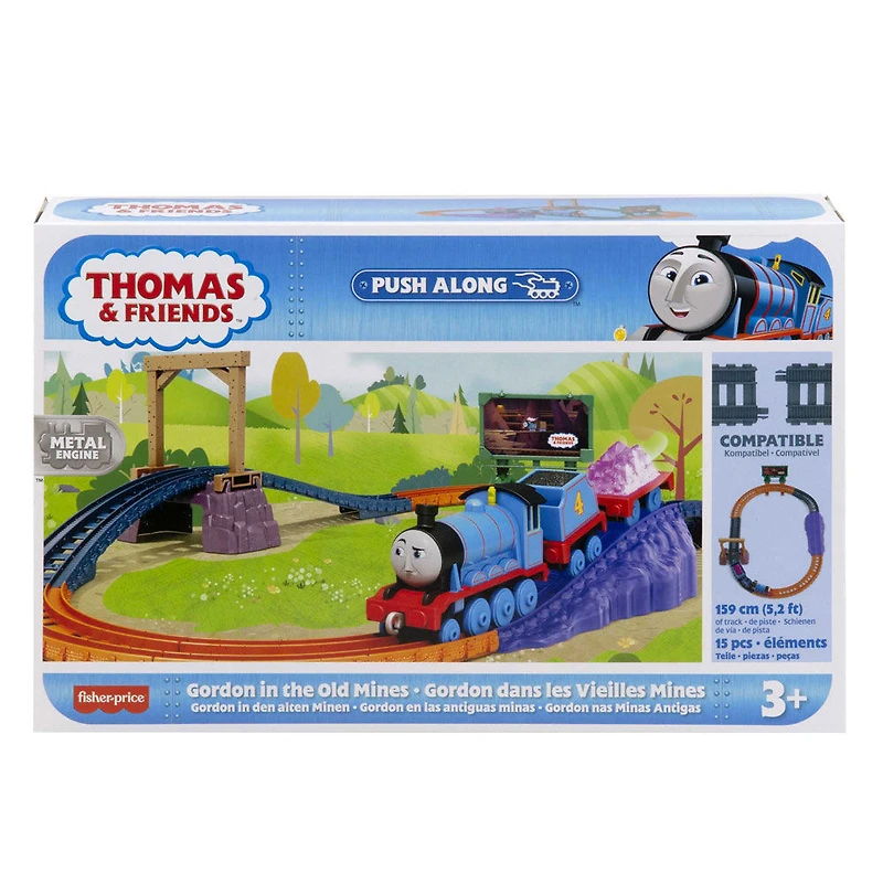 Thomas et ses amis -Coffret train/piste -Gordon dans les Vieilles Mines - Notre exclusivité