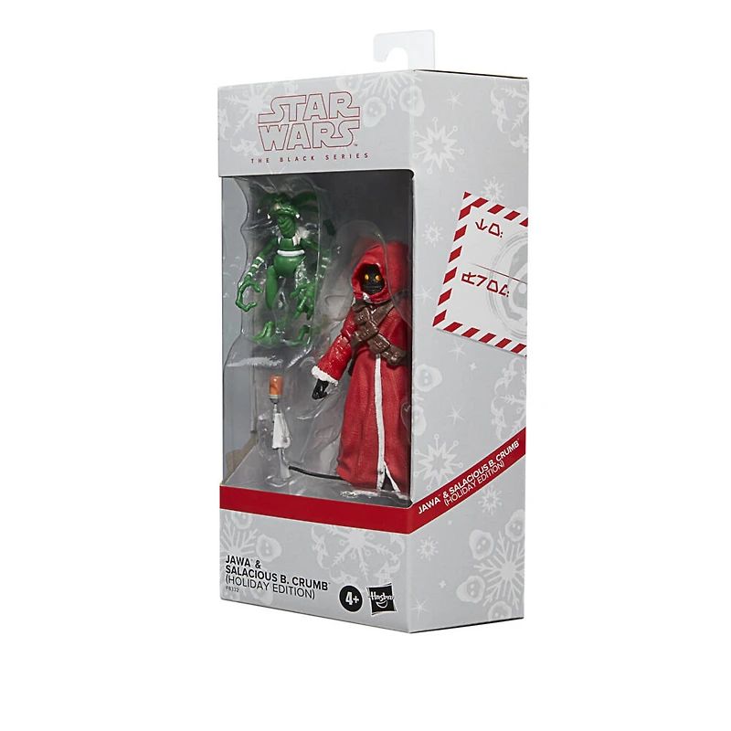Star Wars The Black Series, Jawa et Salacious B. Crumb (Holiday Edition), figurines Star Wars, échelle de 15 cm