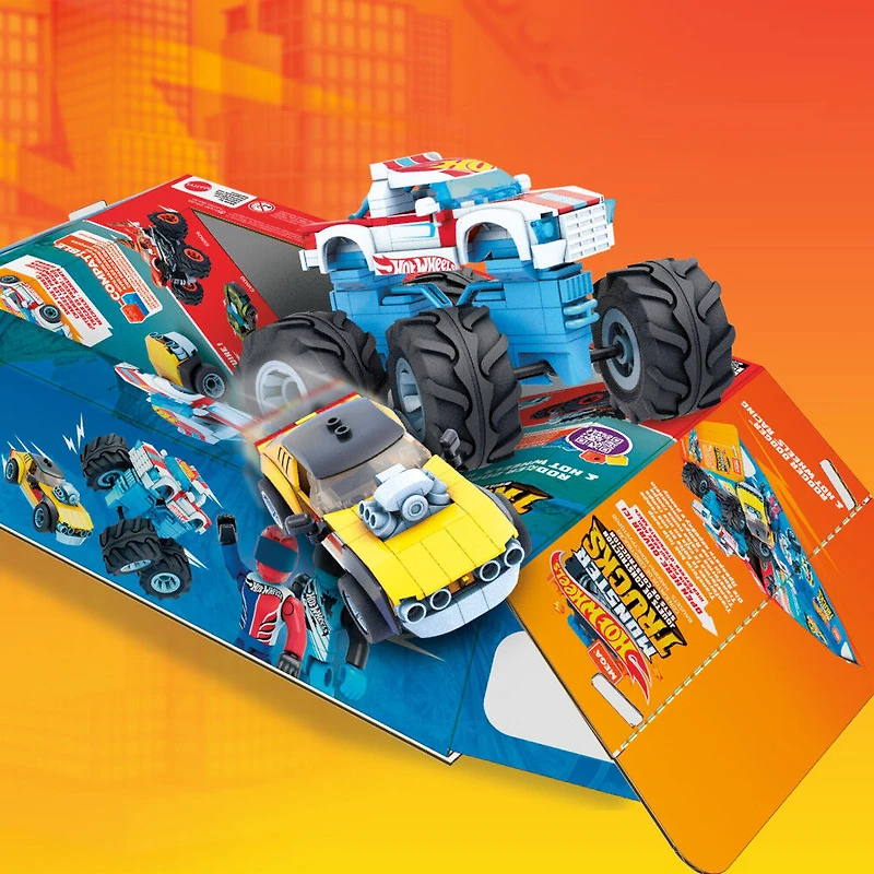 Mega Construx - Hot Wheels Rodger Dodger et Hot Wheels Racing