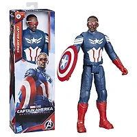 Marvel Studios Captain America Brave New World, Titan Hero Series Captain America Action Figure