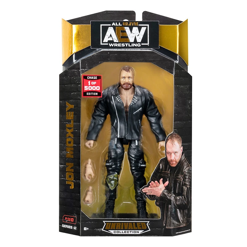 AEW Ensemble de 1 figurine Lutteur inégalé - Jon Moxley Chase