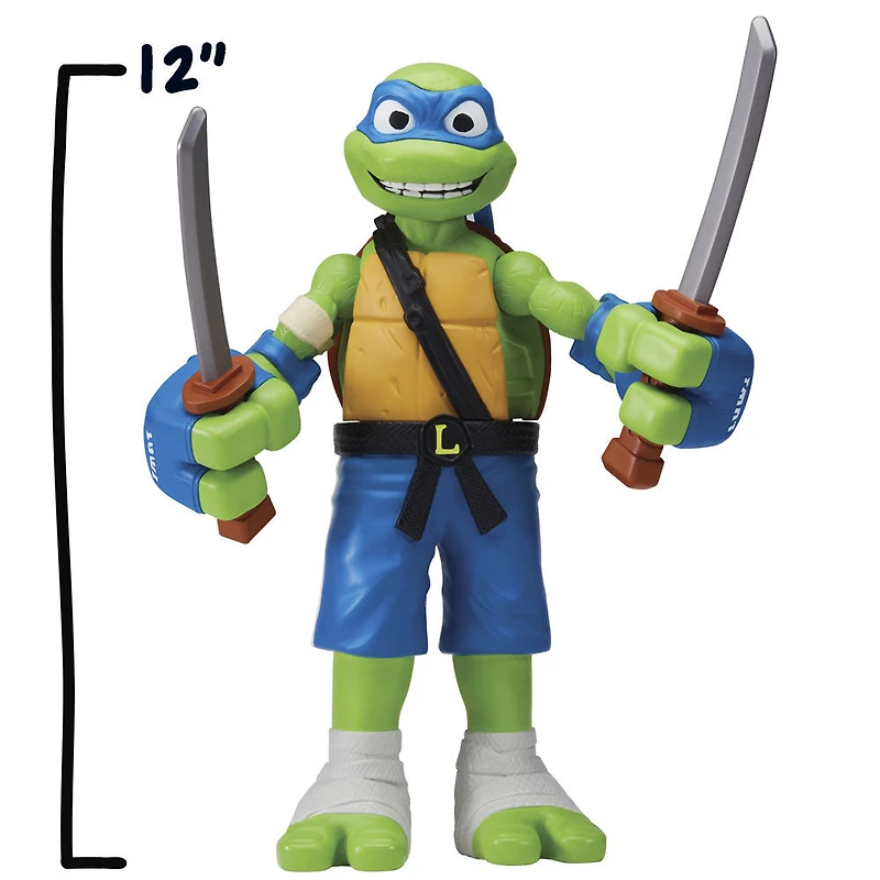 Tales of Teenage Mutant Ninja Turtles: Figurine géante Roll N Punch Leonardo - Exclusivité R