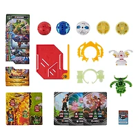 Bakugan Battle 5-Pack, Special Attack Bruiser, Dragonoids, Hammerhead, Nillious; Customizable, Spinning Action Figures