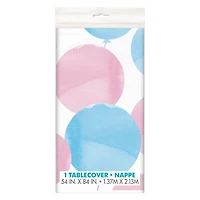 Gender Reveal Nappe en Plastique 54" x 84" - Édition anglaise