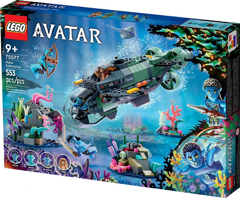 LEGO Avatar Mako Submarine 75577 (553 Pieces)