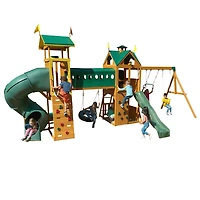 Mockingbird View Wooden Swing Set/Playset