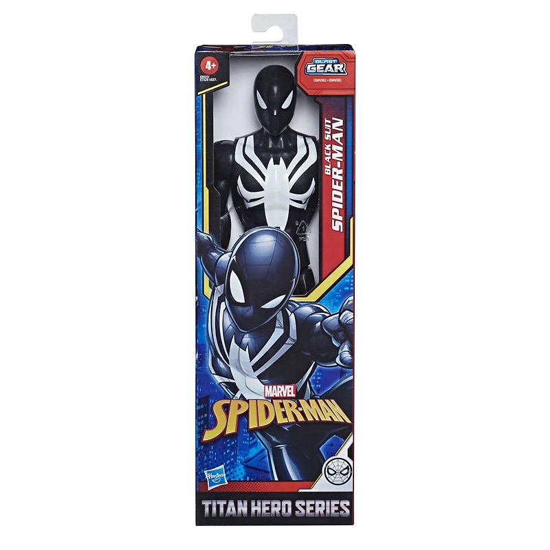 Marvel Spider-Man : Titan Hero Series - Figurine de Black Suit Spider-Man