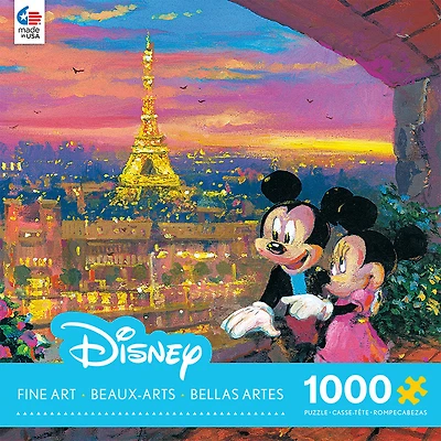 Disney Fine Art 1000 Pieces Puzzle - Paris Sunset