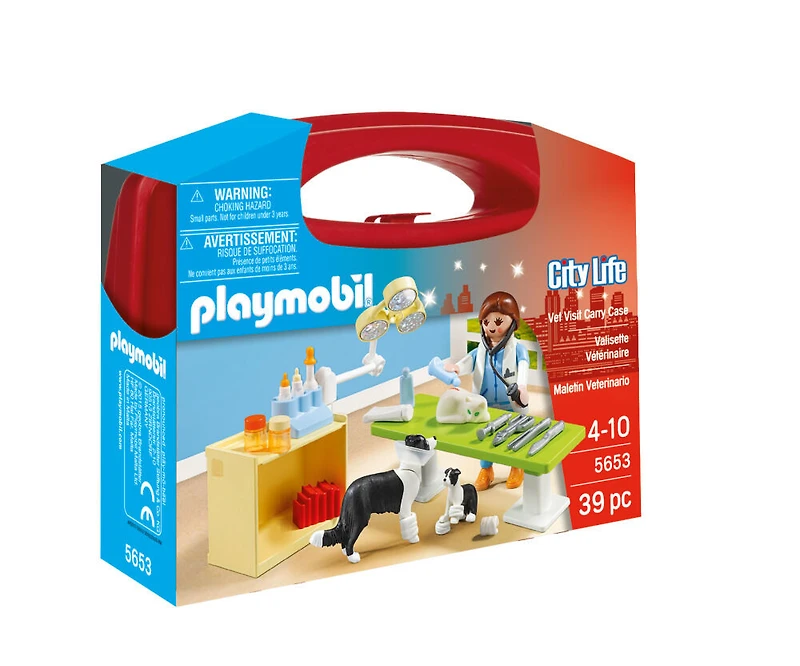 Playmobil - Mallette Transportable de Vétérinaire