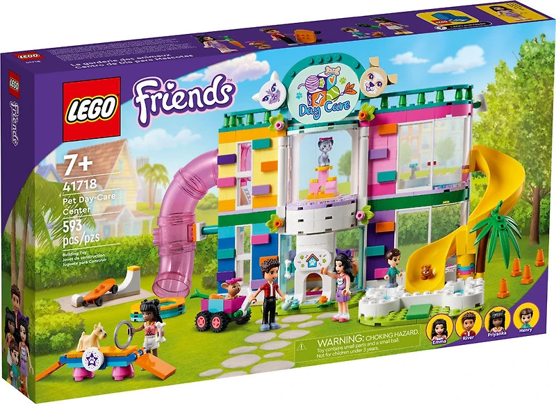 LEGO Friends La garderie des animaux 41718 Ensemble de construction (593 pièces)