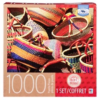 Artist Oscar C Williams - 1000 Piece Adult Jigsaw Puzzle - Baskets