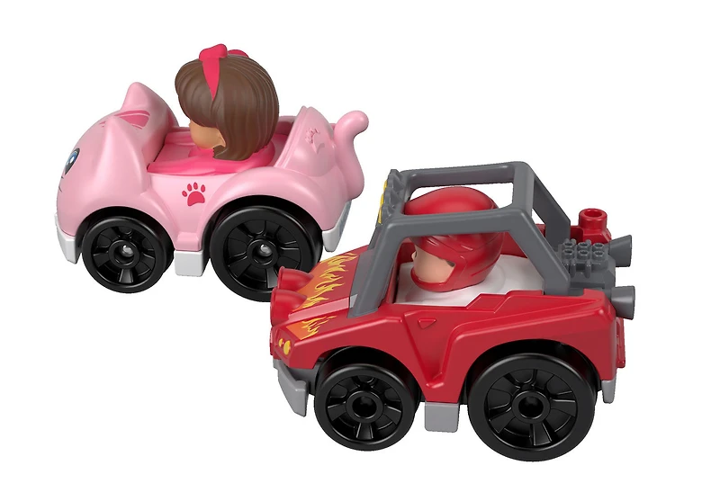 Fisher-Price - Little People - Wheelies - Coffret de 2 - Bolide des dunes et Koby