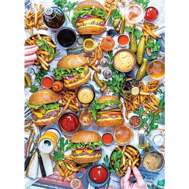 Dennis Prescott Cra-Z-Art Casse-têtes 1000pc - Burger Party