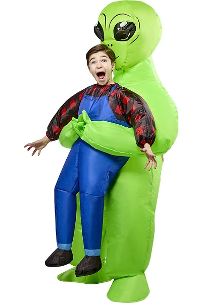 Rubies Alien Child Abduction Inflatable Costume for Kids, Unisex One Size