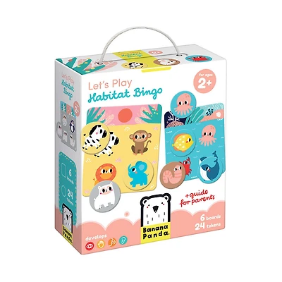 Banana Panda Jouons au jeu de bingo Habitat (30 pièces) - Édition anglaise - Notre exclusivité