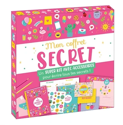 Mon coffret secret girly - French Text