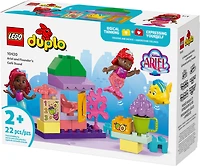 LEGO DUPLO Disney Ariel and Flounder's Café Stand, The Little Mermaid Toys, Kids Learning Toy, 10420