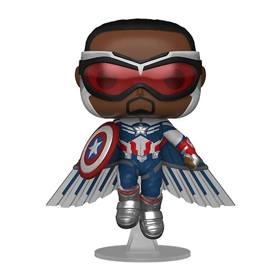 Figurine en Vinyle Captain America (Sam Wilson)  par Funko POP! Marvel: Falcon and the Winter Soldier