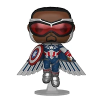 Figurine en Vinyle Captain America (Sam Wilson)  par Funko POP! Marvel: Falcon and the Winter Soldier