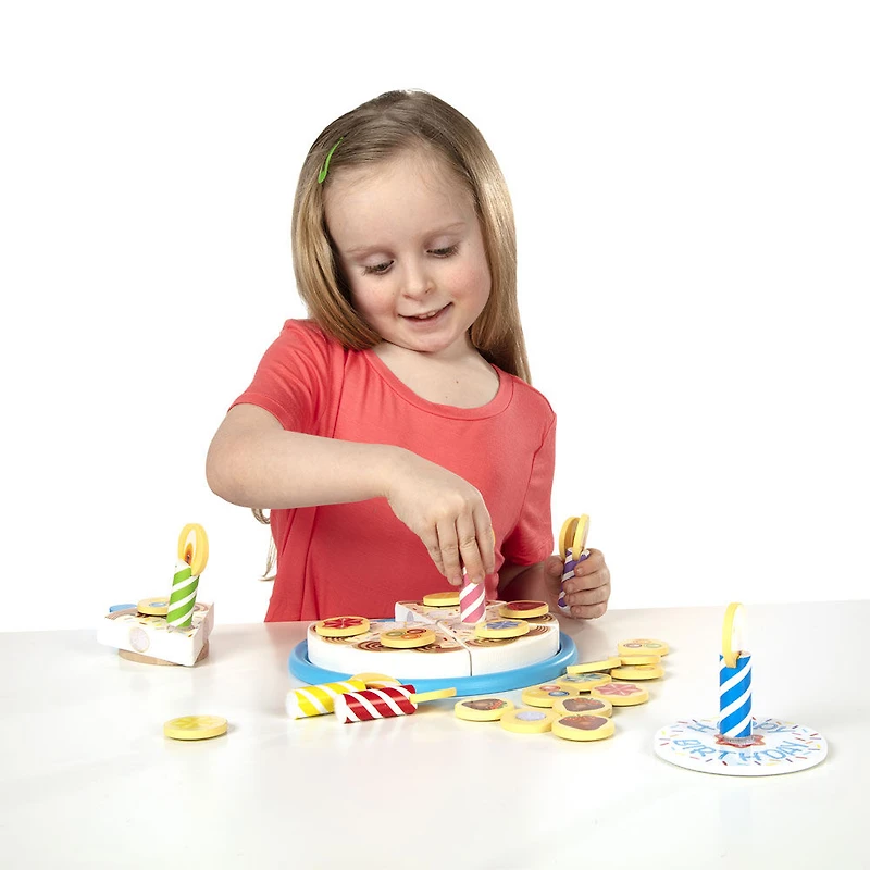 Melissa & Doug - Wooden Birthday Cake