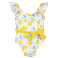 Gerber - Baby & Toddler Lemon Squeeze One-Piece Swimsuit With Ruffle