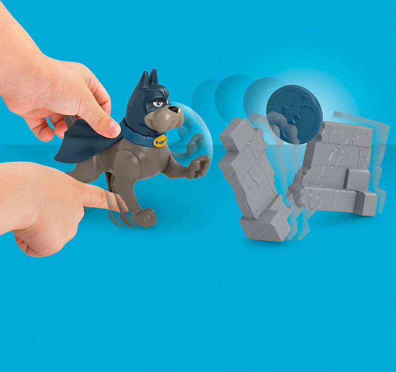 Fisher-Price DC League of Super-Pets Disk Launch Ace Figure Set 
