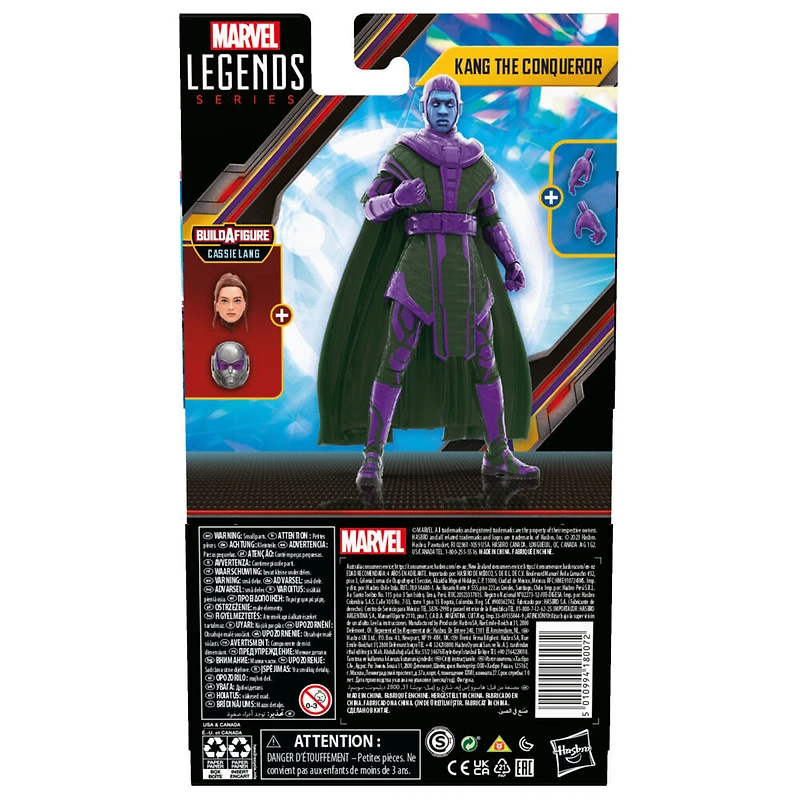Hasbro Marvel Legends Series Kang the Conqueror, Ant-Man et la Guêpe : Quantumania, figurine articulée de 15 cm