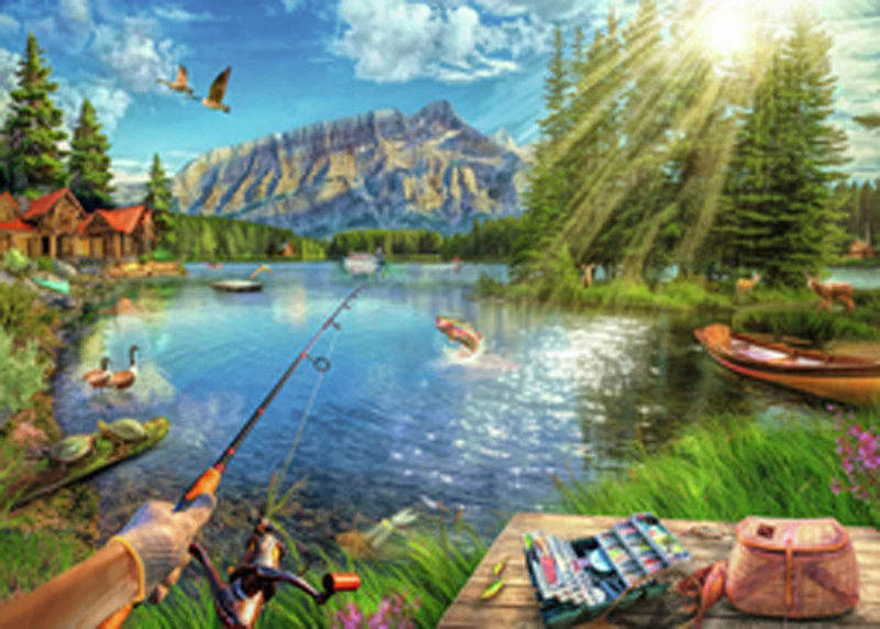 Life At The Lake 1000Pc Puzzle