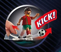 Playmobil - Joueur de football - Portugais