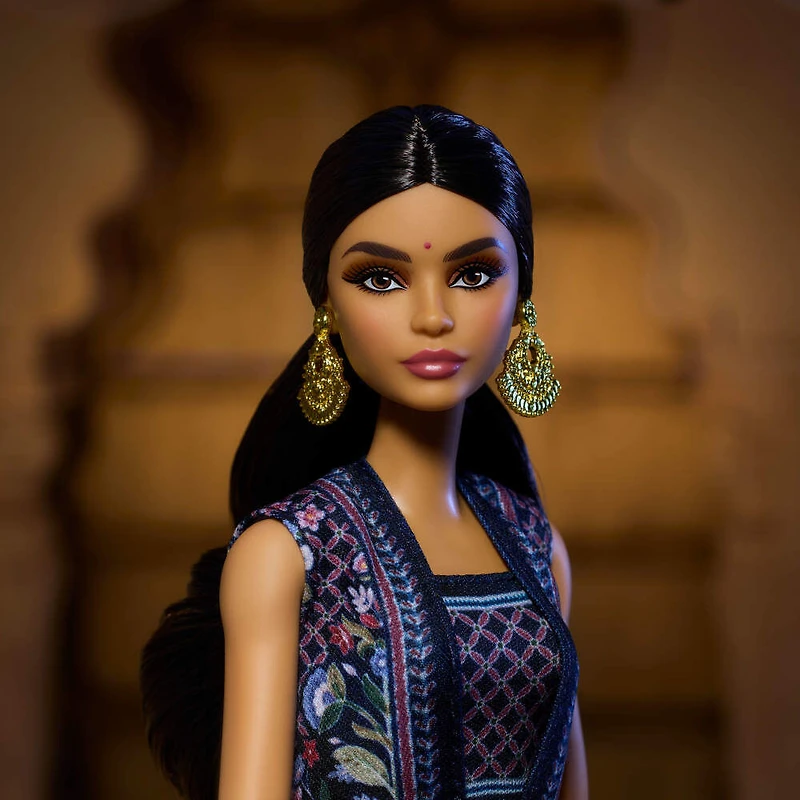 Barbie Signature Diwali Barbie Doll by Anita Dongre Wearing Festival of Lights Look, Holiday Collectible