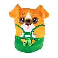 "Dogs Vs. Squirls" (Chien contre écureuils)  -CHONKS! Peluche de 6 pouces.