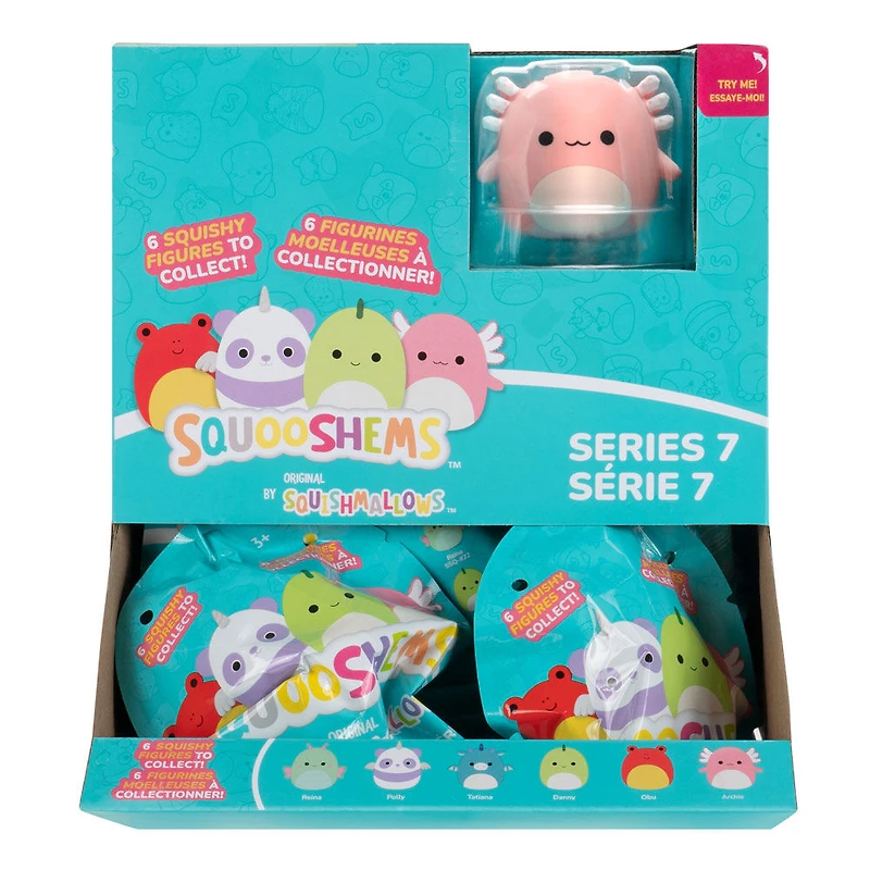 Squishmallows 6,3 cm Squooshems assort. - Amis et équipe fantaisiste